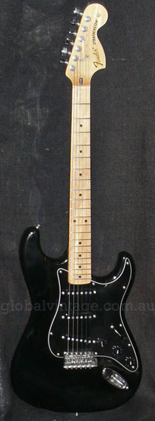 ~SOLD~Fender Japan "JV" series `72 Stratocaster R.I. ST72 Black