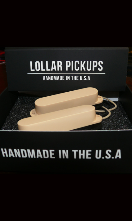 Lollar U.S.A. Special Mustang Set-cream covers