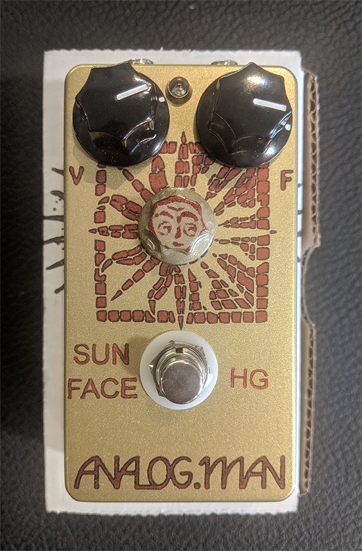 ~SOLD OUT~Analog Man Sunface Fuzz HG - High Gain with Sundial